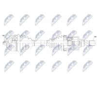 NTY Antriebswelle NPW-ME-166