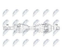 Semieje Eje delantero, izquierda NPW-PL-069 NTY para OPEL ASTRA J Sports Tourer
