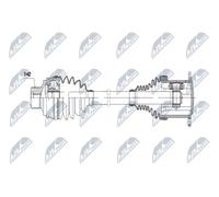Semieje Eje delantero NPW-AU-009 NTY para AUDI A5 A5 Sportback A5 Descapotable