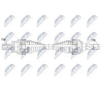 NTY Eje De Transmisión NPW-VV-144 Para Volvo, 26/36 Estrías, 755 mm
