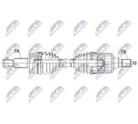 NTY Eje De Transmisión Eje De Cardán Trasero Para Land Rover Range LV 2.2 D 4x4