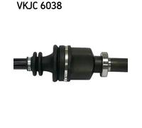 Semieje VKJC 6038 SKF para RENAULT SCÉNIC II MEGANE II Sedán GRAND SCÉNIC II