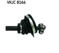 Semieje VKJC 8166 SKF para RENAULT TWINGO II