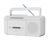 SEMIER Reproductor de Casete portátil Boombox con Radio Am/FM, CA o batería, Reproductor de Cinta de Casete Vintage portátil con Altavoz Fuerte y Conector para Auriculares para el hogar o al Aire