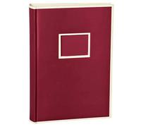 Semikolon 351119 - Álbum de 300 bolsillos (22,5 x 32,8 cm, 100 páginas, para 300 fotos de 10 x 15 cm), color burdeos y rojo oscuro