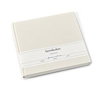 Semikolon 367183 Libro de visitas Wedding Edition - 25 x 23 cm - con 180 páginas en blanco para personalizar, marcapáginas - color chamois crema
