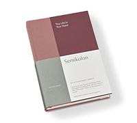 Semikolon 368689 The Life in Your Years, diario de 5 años, formato A5, manta de lona, alemán - Blossom