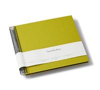 Semikolon 369995 Economy - Álbum de fotos (23 x 22,3 cm, 40 páginas negras, libro fotográfico, matcha, color verde claro