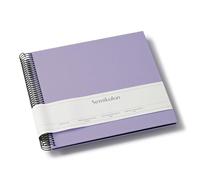 Semikolon 369997 - Álbum de fotos de espiral (23 x 22,3 cm, 40 páginas), color lila