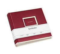 Semikolon - álbum de 200 bolsillos + + + 50 hojas de cartón fotográfico con bolsillos transparentes para insertar fotos + + + Calidad de marca + + + en diferentes colores disponible, color burdeos 200 Pockets