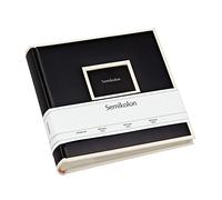 Semikolon - Álbum de 200 bolsillos + + + 50 hojas de cartón fotográfico con bolsillos transparentes para insertar fotos + + + Calidad de marca + + + en diferentes colores disponible, color negro 200 Pockets