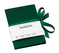 Semikolon Leporello Classico 364050 - Libro de fotos (12,2 x 17,7 cm, 14 fotos de 10 x 15 cm), color verde bosque