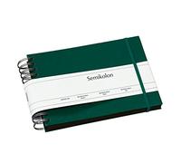 Semikolon - Mini álbum de fotos de papel negro Mucho (9 x 6.5 pulgadas), Bosque