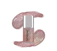 Semilac 3in1 One Step Glossy Esmalte en gel 7 ml S250 Glitter Pink