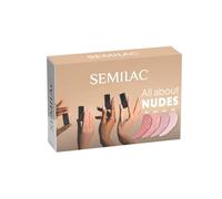 Semilac All About Nudes UV Set Esmalte semipermanente 4x7ml