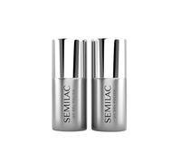 Semilac Basic Duo - Base para una perfecta adherencia & Top Coat con brillo para lámparas UV/LED