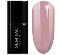 SEMILAC Esmalte de uñas de gel UV 320 Shimmer Dust Beige de larga duración y fácil de aplicar, secado con rayos ultravioleta/LED, perfecto para usar en casa y para manicura y pedicura profesional, 7