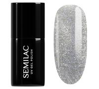 Semilac Esmalte de uñas UV 961 Magnetic Flash, 7 ml, efecto magnético de ojo de gato plateado con efecto flash multidimensional, colección Inner Glow