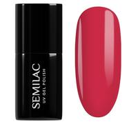 Semilac Esmalte de uñas UV 968 Cherry Pop de 7 ml, color rosa frambuesa intenso, colección One Touch Pastels
