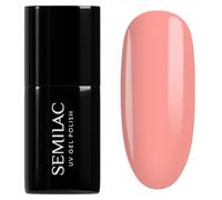 Semilac Esmalte de uñas UV 971 Peach Please de 7 ml, color naranja melocotón, brillo suave, colección One Touch Pastels