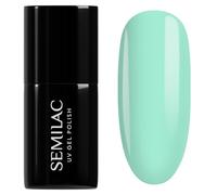 Semilac Esmalte de uñas UV 972 Mint to Be 7 ml, color verde menta fresco, cobertura uniforme, colección One Touch Pastels