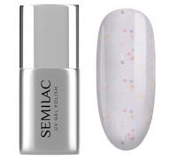 Semilac Esmalte de uñas UV Top Coat T30 Candy Drops 7 ml - Gel Top Coat con partículas de color, efecto Nail Art