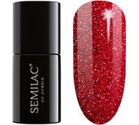 Semilac Esmalte Semipermanente UV 318 Burgundy Red Glitter 7ml