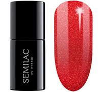 Semilac Esmalte Semipermanente UV 346 Chic Red Glitter 7ml