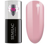 SEMILAC Extend Care Base 5 en 1 Esmalte de uñas de gel UV - Acondicionador, Constructor, Capa base, Color y Capa superior en 1. Larga duración y fácil de aplicar, 7 ml - 802 Dirty Nude Rose.