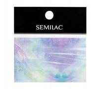 Semilac Fondo de transferencia de uñas (mármol rosa y azul)
