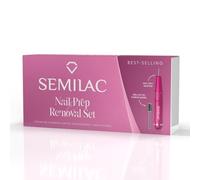 Semilac Kit de preparación y eliminación de uñas
