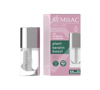 Semilac Plant - Acondicionador de queratina Boost 11 ml - Cuidado & Base Coat para uñas quebradizas con queratina vegana fortalece y regenera