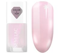 Semilac Top Classic Pink Glow - Esmalte de uñas (7 ml)