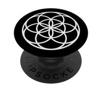 Semilla de Vida Geometría Sagrada PopSockets PopGrip Adhesivo