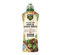 Semillas Batlle Bio Fertilizante de humus de lombriz, para plantas de interior y terraza, Líquido, Orgánico y natural, 1250 ml