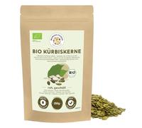 Semillas de calabaza bio 250g de Munchilycious, semillas de calabaza crudas y peladas para comer, snacks de nueces, snacks keto, aderezo perfecto para cereales, granola o gachas de desayuno