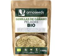 Semillas de Cañamo Peladas Bio 500 g | Origen Europeo | 100% Hemp seeds Naturales, Descascaradas y Crudas | Sin gluten | Primera Calidad