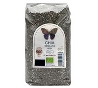 Semillas de Chía Orgánicas, 500g, Rica en Omega 3, 6 y 9, Fuente de Proteínas y Fibra ECO