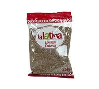 Semillas de linaza enteras 250 g, lino natural rico en fibra y omega 3 para recetas, panes y huevo vegano