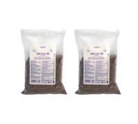 Semillas de lino marrón 2 kg nut&me | Superalimento natural | Sin conservantes ni aditivos | Fuente de proteínas | Rico en fibra | Pack 2 x 1 kg