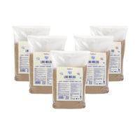Semillas de lino molido 5 kg nut&me | Semillas de linaza | Fuente de proteínas | Rico en fibra | Sin conservantes ni aditivos | Pack 5 x 1 kg