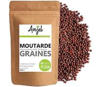 Semillas de mostaza marrón 100% naturales - Semillas negras enteras para mostaza casera - NCA (250)