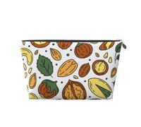 Semillas de nueces Estilo Doodle, Bolsa de artículos de tocador Bolsa de Maquillaje Bolsa de cosméticos Bolsa de artículos de tocador de Viaje portátil
