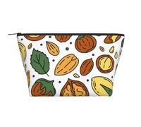 Semillas de nueces Estilo Doodle, Bolsa de artículos de tocador Bolsa de Maquillaje Bolsa de cosméticos Bolsa de artículos de tocador de Viaje portátil