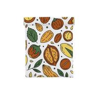 Semillas de nueces Estilo Doodle, Squeeze Top Wallet Bolsa de Almacenamiento para Mujer Monedero pequeño Bolsa de Cambio