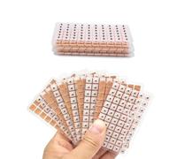 Semillas de Oreja Desscartables de Vacaria para Acupuntura, Cuentas de Presión Auricular para Múltiples Condiciones, Acupresión para Dolor de Cabeza, Dolor de Espalda y Estrés (600 cuentas)