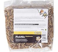 Semillas para Pájaros - Gusanos de la harina Secos 100g comedero pájaros Exterior