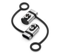 Seminer Adaptador de Carga USB C para Auriculares Shokz (Paquete de 2), Conector de Cargas Magnético para Cargador de Auriculares Aftershokz Compatible con Shokz OpenSwim Pro- Plata