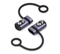 Seminer Adaptador de Carga USB C para Auriculares Shokz (Paquete de 2), Conector de Cargas Magnético para Cargador de Auriculares After Shokz para Shokz Aeropex, OpenRun/Pro/Mini, OpenComm-Violeta