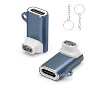 Seminer Adaptador de Cargador Tipo C para Reloj Inteligente COROS Pace Pro (Paquete de 2), Convertidor de Carga USB C (Gris)